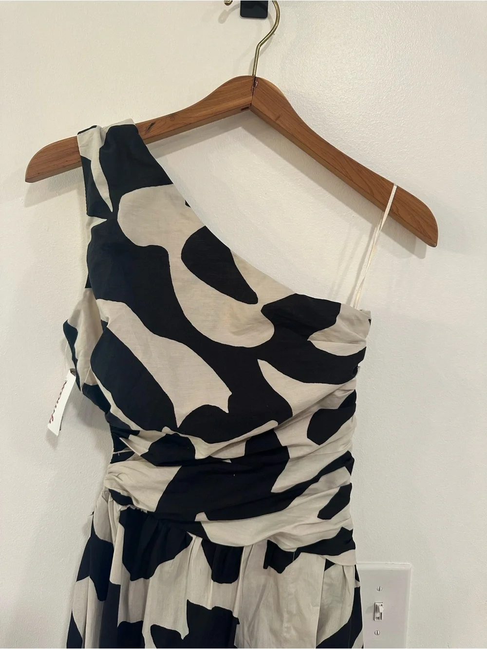 Abercrombie & Fitch NEW Fiore One Shoulder Maxi Cut Out Dress Women’s XS Pockets
